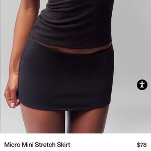 Classic Black Mini Skirt